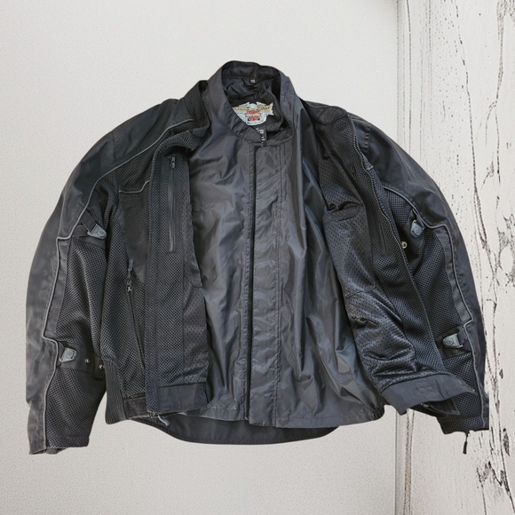 Harley-Davidson Black 2 In 1 Riding Jacket - Picture 2 of 8